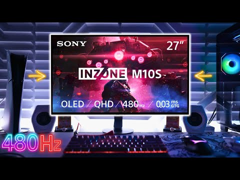 Sony INZONE M10S OLED Unboxing, First Impressions, and 480Hz 1440P Gameplay🔥27-inch W-OLED