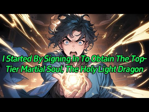 I started by signing in to obtain the top-tier martial soul, the Holy Light Dragon.