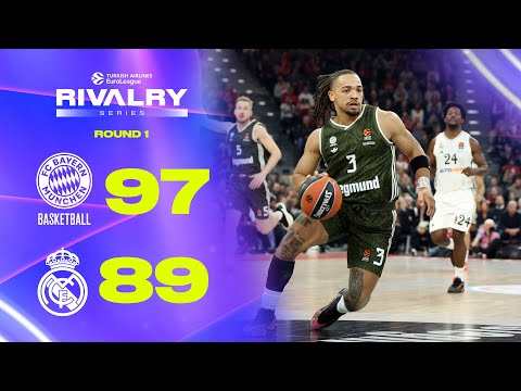 Bayern Munich - Real Madrid | EXCITING Showdown | R1 HIGHLIGHTS | 24-25 Turkish Airlines EuroLeague