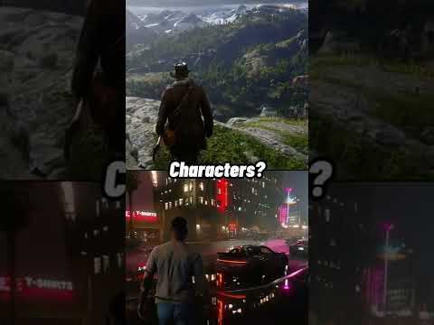 Red Dead Redemption 2 vs GTA V #rdr2 #gtav #shorts