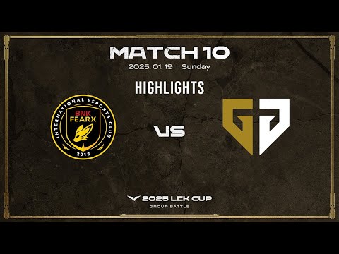 BFX vs GEN – Intense Battle for Glory | LCK Cup 2025 Group Stage Highlights