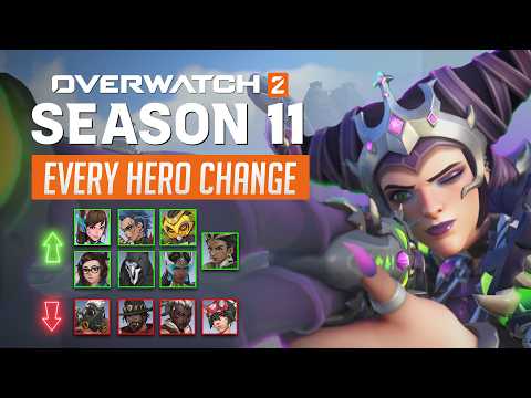 Overwatch 2 - EVERY HERO CHANGE for Season 11