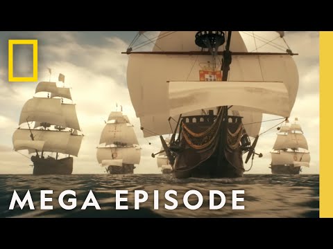 Titanic, Spanish Armada, &amp; other Shipwrecks: Drain the Ocean MEGA EPISODE | Sunken Ships Compilation