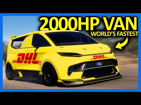 Forza Horizon 5 : World&#039;s Fastest Van!! (FH5 Acceleration Car Pack)