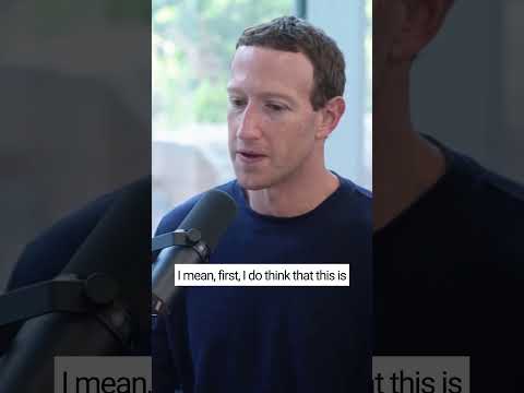 Mark Zuckerberg talks about Apple&#039;s Vision PRO  #shorts