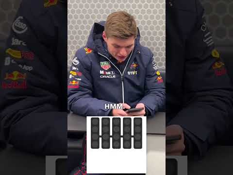 MAX VERSTAPPEN DOES REACTION SPEED TEST🚦😳 Who Will Win?