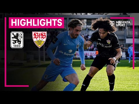 TSV 1860 München - VfB Stuttgart II | Highlights 3. Liga | MAGENTA SPORT