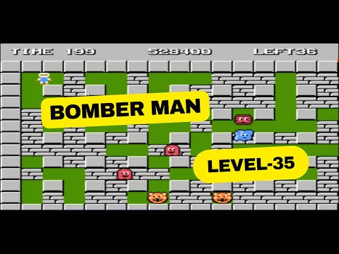 🔥Bomberman Level 35: Explosive Challenges Await! | NES