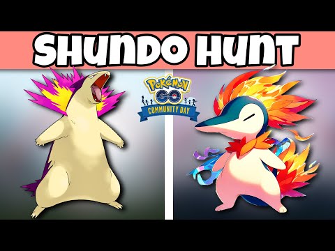 Cyndaquil Community Day Classic - Pokemon Go - Shiny Hunt Live