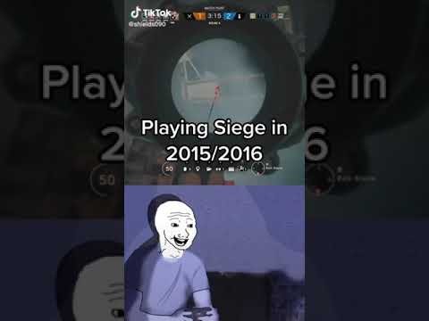 Playing Rainbow Six Siege back in 2015 Vs what is like now in 2022 #shorts #videogames #siege