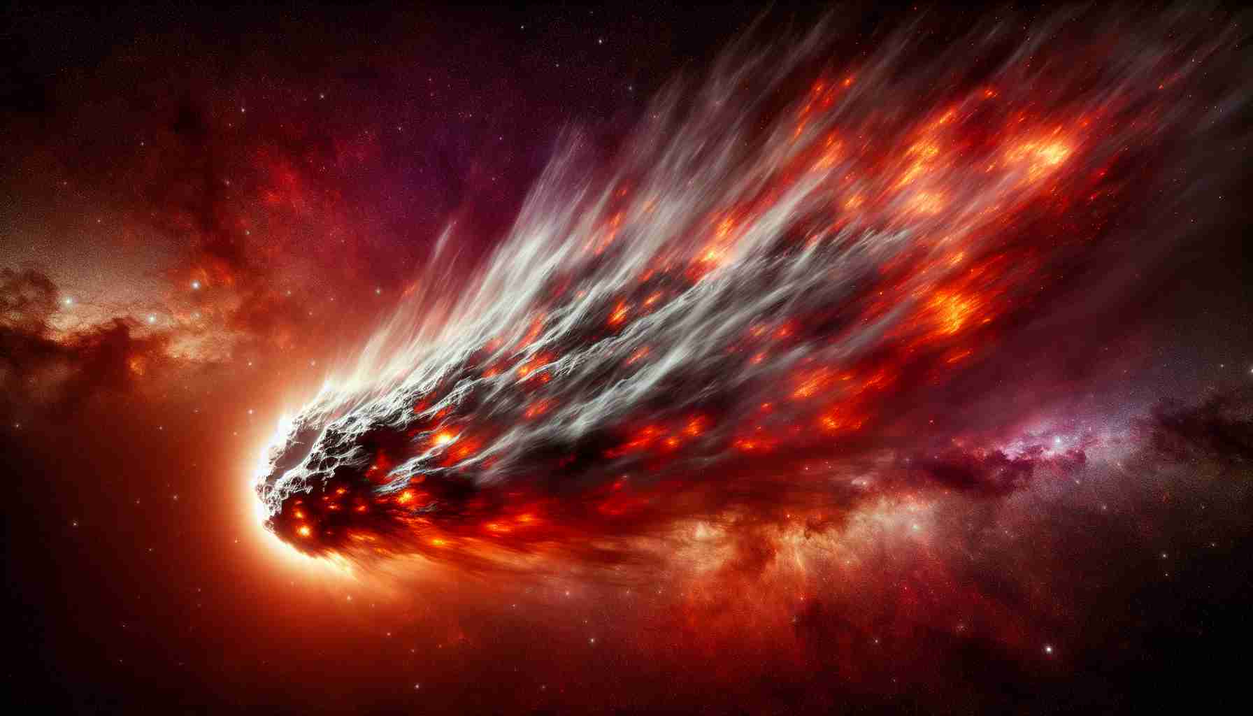 The Fiery End of the "Spooky Comet" 